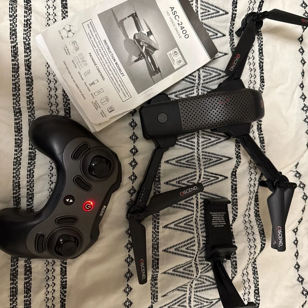 Ascend Aeronautics ASC-2400 HD Video Drone w/ hd Camera *Tested*